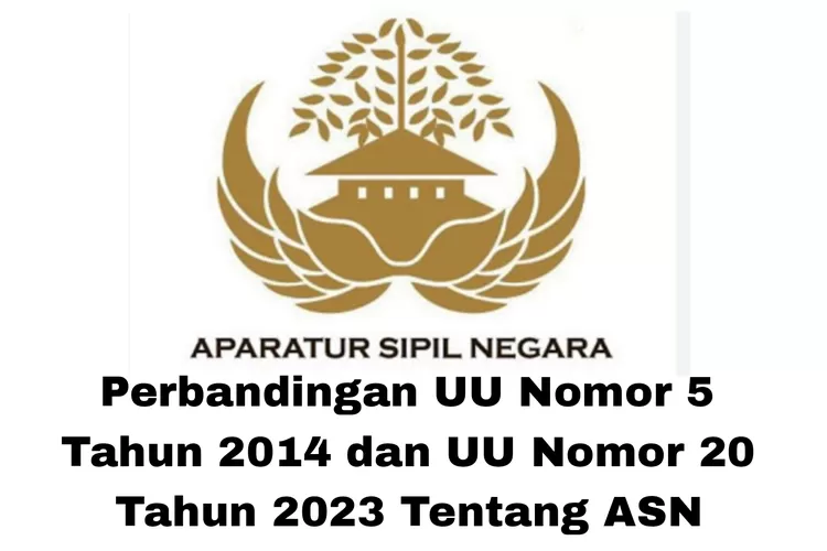 Ini Dia Perbandingan Antara UU Nomor 5 Tahun 2014 dan UU Nomor 20 Tahun ...