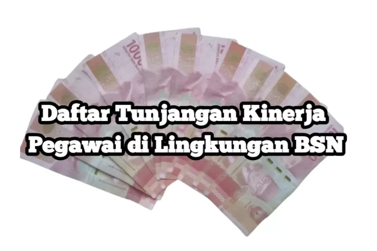 Inilah Daftar Tunjangan Kinerja Pegawai BSN Terbaru yang Resmi Diteken