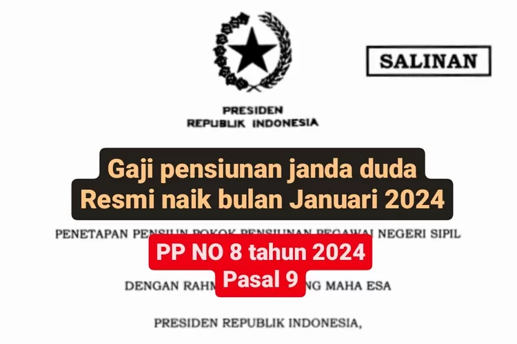 Alhamdulillah! Bukan Februari Melainkan 26 Januari 2024 Gaji Pensiunan