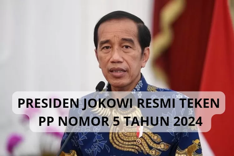 Presiden Jokowi Teken PP Nomor 5 Tahun 2024, Segini Besaran Gaji PNS