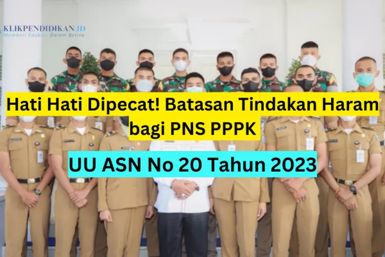 Hati Hati Dipecat! PPPK Dan PNS Bisa Dipecat Karena UU ASN No 20 Tahun ...