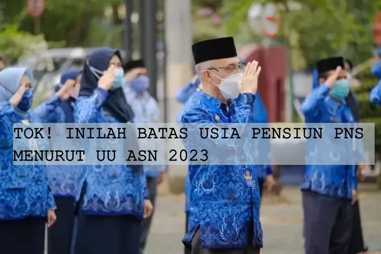 Pemerintah Ketok Palu! Inilah Batas Usia Pensiun PNS Terendah Hingga ...