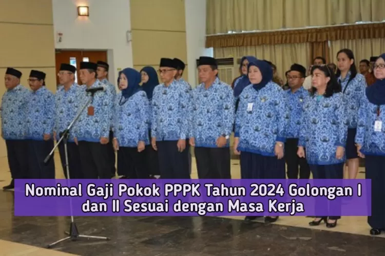 Resmi, Segini Nominal Gaji Pokok PPPK Tahun 2024 Golongan I Dan II ...