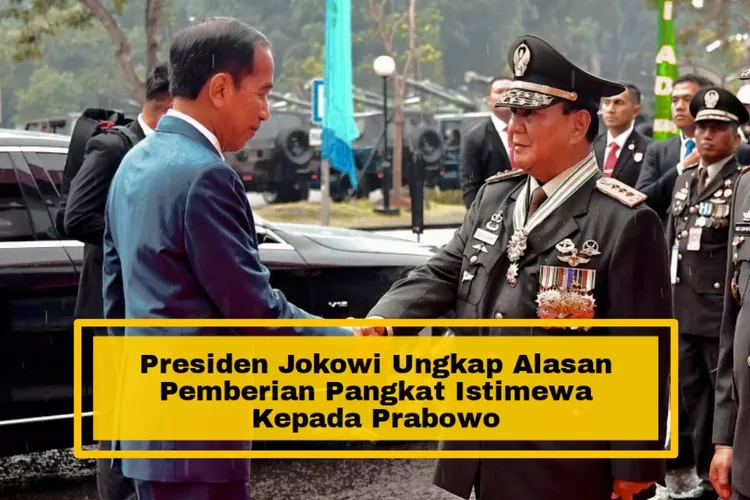 Banyak Pro Dan Kontra! Presiden Jokowi Ungkap Alasan Pemberian Pangkat ...