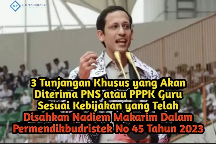 Bukan Hanya 1 Tapi 3 Sekaligus, Inilah Tunjangan Khusus Guru PNS Dan ...