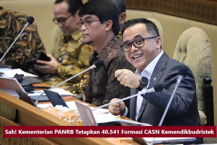 SAH, Kementerian PANRB Tetapkan 40.541 Formasi CASN Kemendikbudristek ...