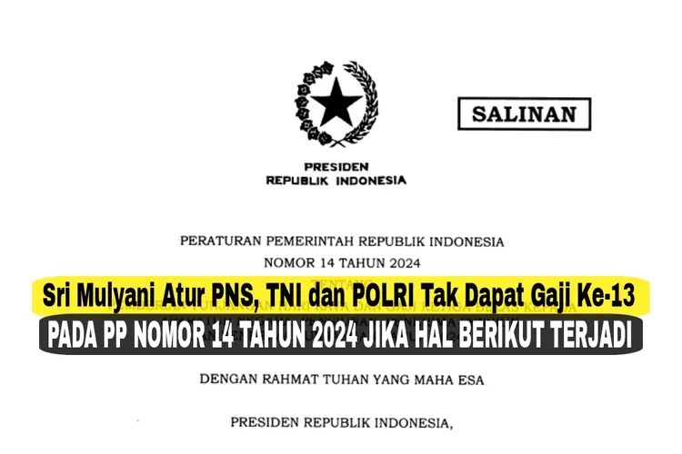 Pp Nomor Tahun Disahkan Gaji Ke Tak Diberikan Pada Pns Tni