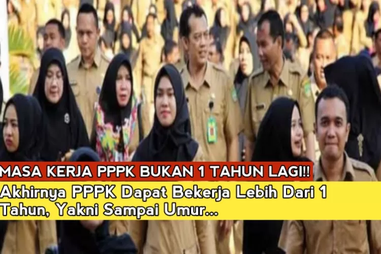 Batas masa kerja PPPK kini tidak lagi hanya sampai 1 tahun, melainkan... (setkab.go.id diedit menggunakan aplikasi PixelLab bye Tri Putri Nurcahyani )