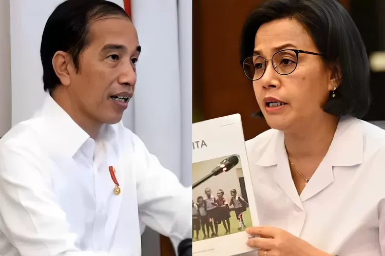 Waktu pembayaran gaji 13 PNS 2024 sudah ditetapkan Presiden Jokowi dan Menkeu Sri Mulyani. (Kolase setneg.go.id dengan setkab.go.id)