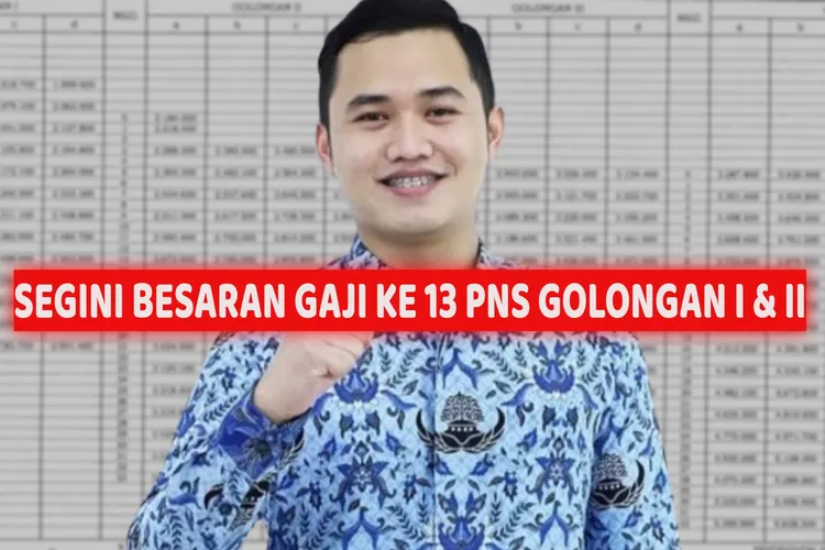 SUJUD SYUKUR! BESARAN GAJI KE 13 NAIK, PNS GOLONGAN I DAN II AKAN ...