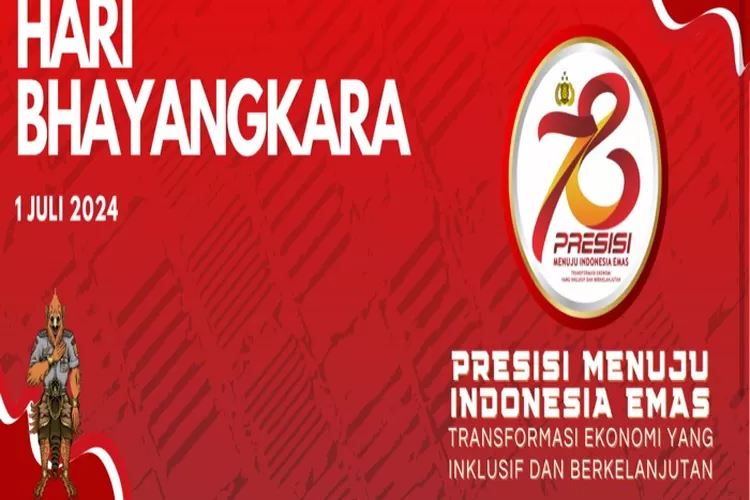 HUT BHAYANGKARA Menuju Indonesia Emas dihadiri oleh Presiden Indonesia Joko Widodo (Polri.go.id)