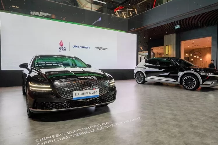 Mobil Listrik Hyundai Genesis G80 merupakan koleksi mobil mewah termahal Erick Thohir. (Hyundai.com)