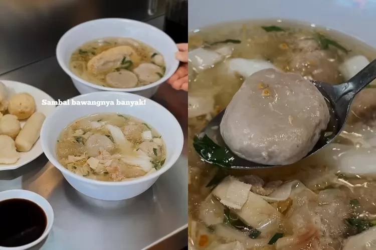 Bakso Gepeng Enak Di Palembang Dengan Kuah Sedap Dan Dagingnya Terasa