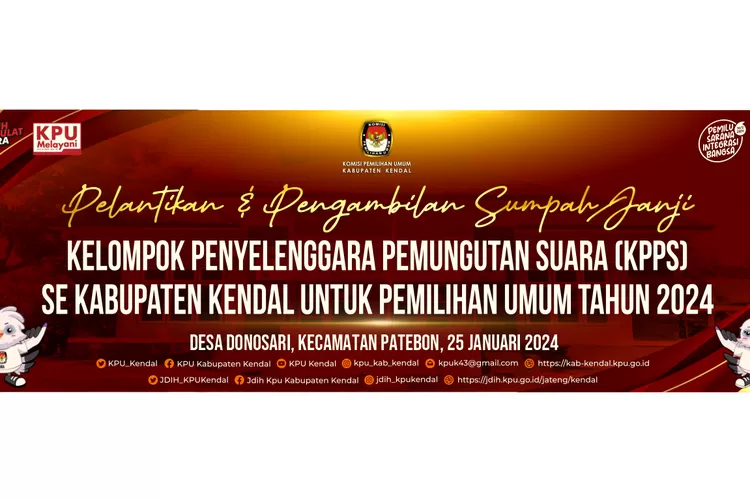 Download CDR Desain Spanduk MMT Banner Pelantikan Anggota KPPS Pemilu ...