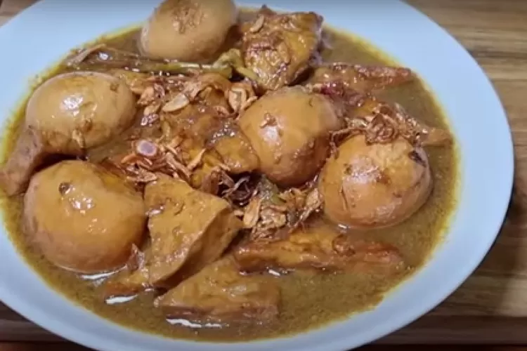 Masak Praktis Dan Ekonomis Resep Semur Tahu Telur Menu Sederhana Yang Lezat Untuk Orang