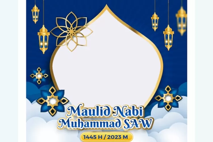 Kumpulan twibbon peringatan Maulid Nabi Muhammad SAW terbaru 2023. (Twibbonize)