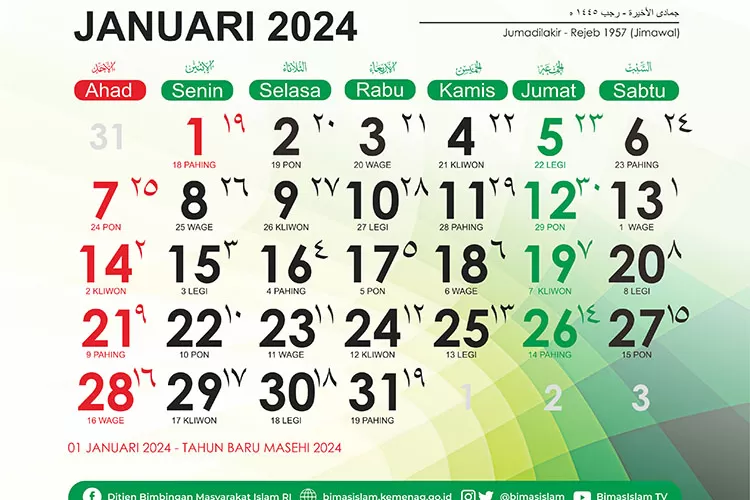 Download Kalender 2024 GRATIS! Lengkap Dengan Hari Libur Nasional, Cuti ...