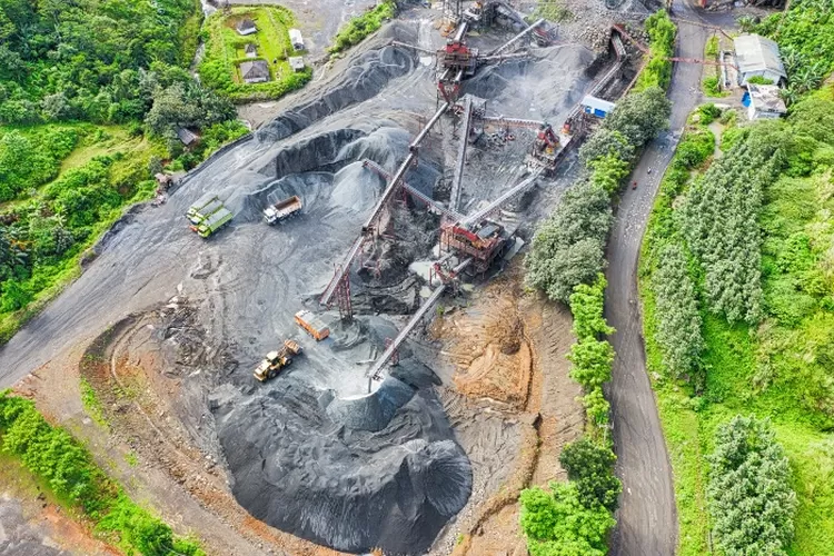 Ilustrasi tambang desa emas di Pujon Kalimantan Tengah
