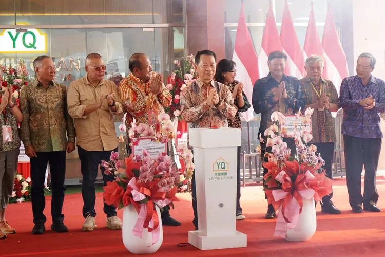 Peresmian pabrik sepatu internasional PT Yih Quan Footwear Industries dari Lai Yih Group, di KITB Batang, Sabtu 3 Agustus 2024. (dok)
