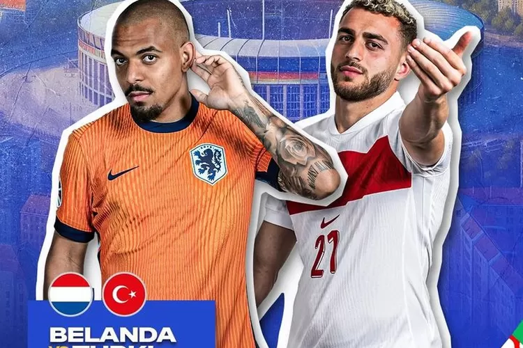 Belanda vs Turki di perempat final Euro 2024