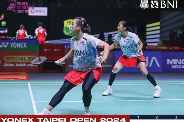 Ganda putri Indonesia Ana Tiwi lolos ke perempat final Taipei Open 2024