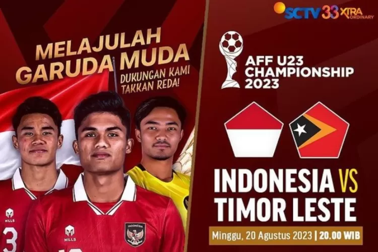 Link Nonton Live Streaming Indonesia Vs Timor Leste Di Piala AFF U23 ...