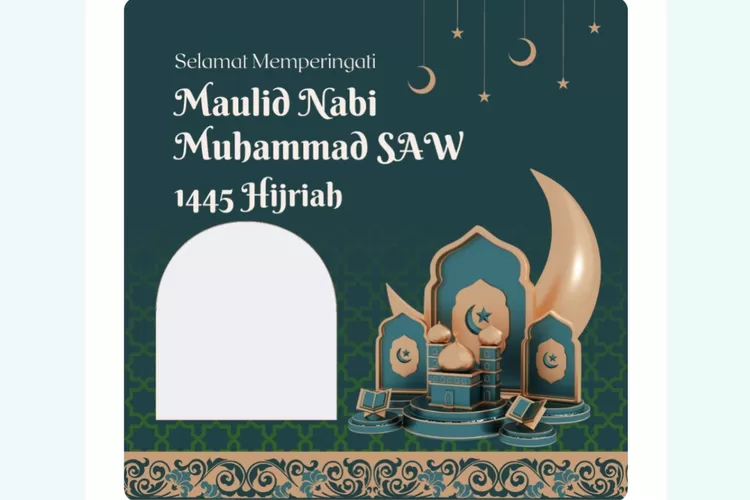 Update! 15 Link Twibbon Maulid Nabi Muhammad SAW 2023 Atau 1445 Hijriah ...