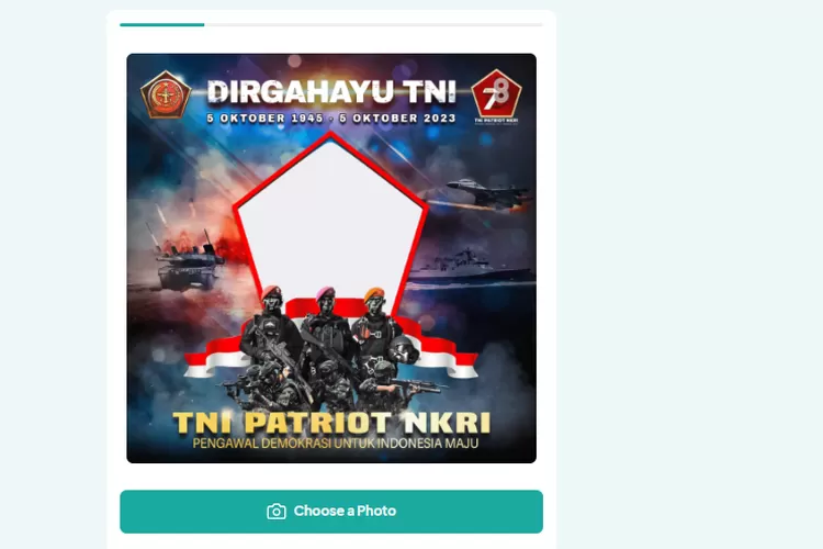 Download Segera! 15 Link Twibbon Peringatan HUT TNI Ke-78 Tahun Untuk ...