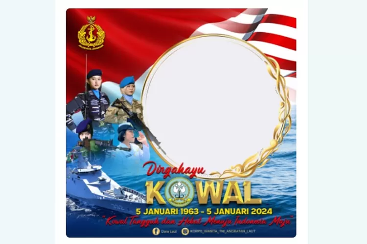 Dirgahayu Korps Wanita Angkatan Laut Ke 61 Ini 8 Twibbon Untuk Bingkai