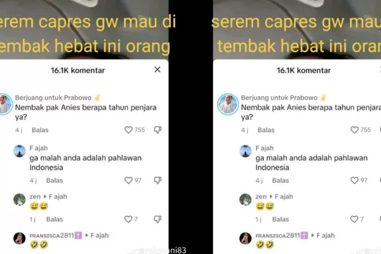 Viral, Pendukung Prabowo Subianto Diduga Ancam Tembak Anies Baswedan ...