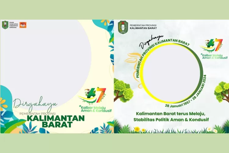 Terbaru Link Twibbon Hut Provinsi Kalimantan Barat Ke Meriahkan