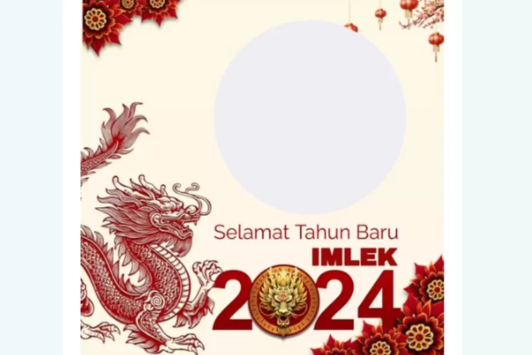 Happy Chinese New Year! 8 Twibbon Imlek 2024 Desain Hoki Nuansa Merah ...