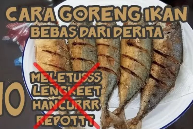 Cara Menggoreng Ikan Supaya Tidak Meletus Dan Anti Cipratan Minyak ...