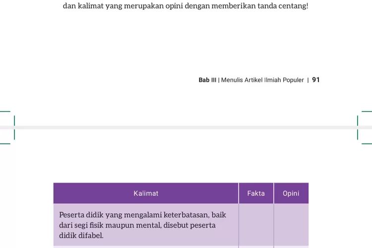 Kunci Jawaban Bahasa Indonesia Kelas 8 Halaman 91, 92 Kurikulum Merdeka ...