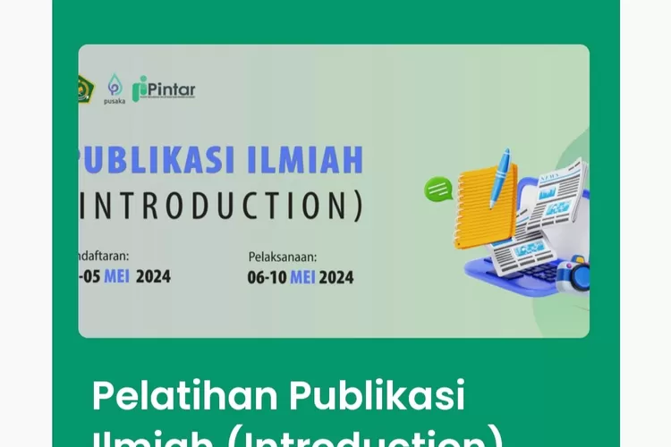 Kunci Jawaban 3.2 Konsep Dasar Publikasi Ilmiah Bagian 2 Pelatihan ...