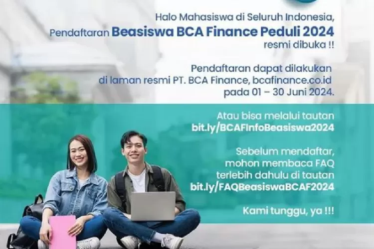 Uang Pendidikan Rp3.500.000 Per Semester Beasiswa BCA Finance Peduli ...