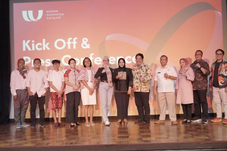 Program Woman Ecosystem Catalyst (WEC) 2024 resmi dibuka pada Rabu 24 Februari 2024, di Institut Francais Indonesia (IFI-LIP), Yogyakarta.  (Hartanto Adi Saputra.)