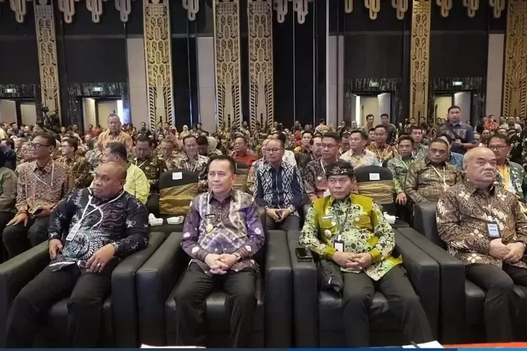 Pj Gubernur Sumsel, Dr. Drs. H. Agus Fatomi saat menghadiri Rakor Pengawasan dan Pengendalian BKN Tahun 2024, di The Stones Hotel Bali, kemarin Selasa 6 Februari 2024. (FOTO: Dok Humas Pemprov Sumsel)