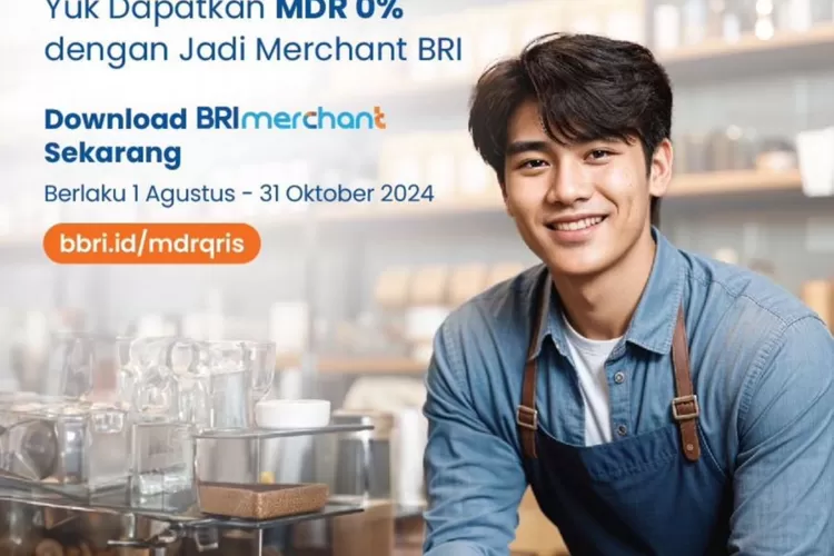 BRI Hadirkan Keistimewaan bagi Merchant dengan MDR 0% untuk Transaksi QRIS