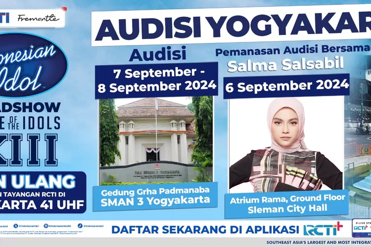 Audisi Indonesian Idol XIII akan kembali hadir di Yogyakarta, Special Bersama Salma Salsabil