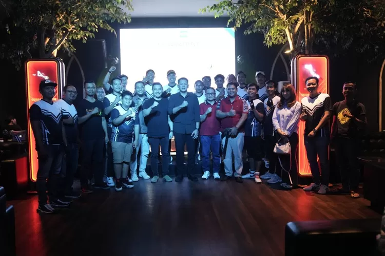 Wakil Bupati Sleman, Danang Maharsa saat membuka HIPMI Fun Billirard