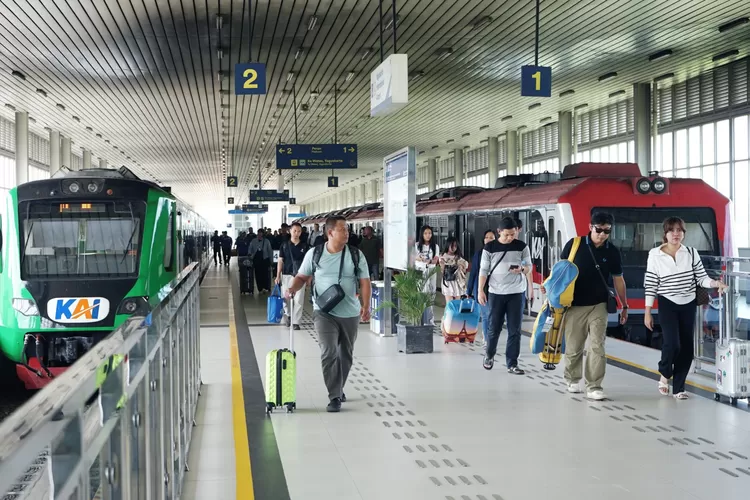 Situasi penumpang di KAI Bandara YIA
