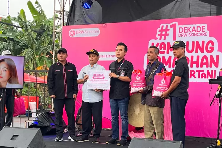 DRW Skincare Bagikan 200 Paket dalam acara Kampung Ramadan Wedomartani