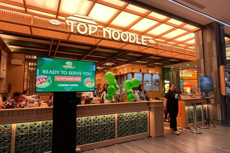 Top Noodle, restoran legendaris asal Surabaya membuka gerai baru di Plaza Ambarrukmo, Yogyakarta. (Dok.)