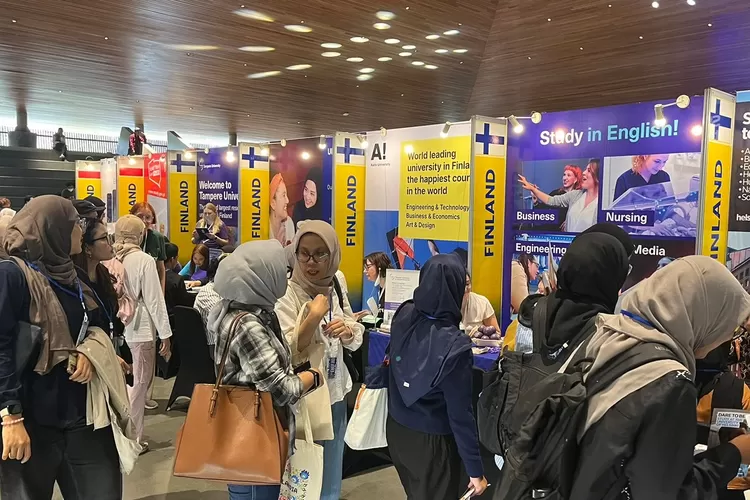 Pameran pendidikan tinggi European Higher Education Fair (EHEF) 2025 kembali digelar di Universitas Gadjah Mada (UGM), Kamis (6/11/2025).  (dok.)