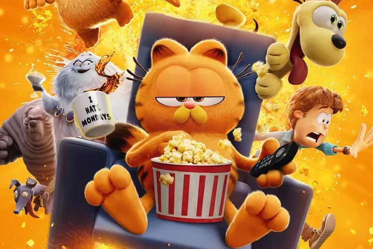 The Garfield Movie adalah film petualangan komedi animasi Amerika yang lucu dan menggemaskan.*
