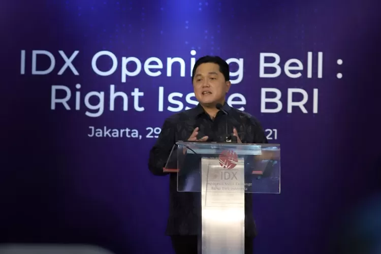 Menteri BUMN, Erick Thohir (dok.BRI)