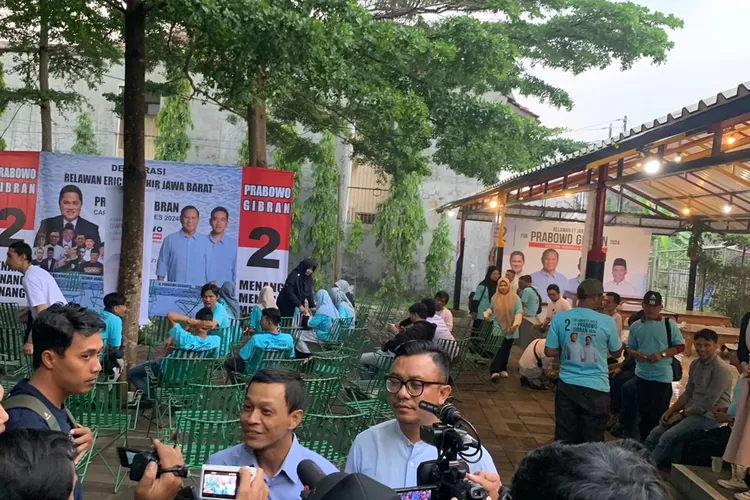 Deklarasi relawan Erick Thohir mendukung Prabowo-Gibran (dok. tim relawan Erick Thohir)