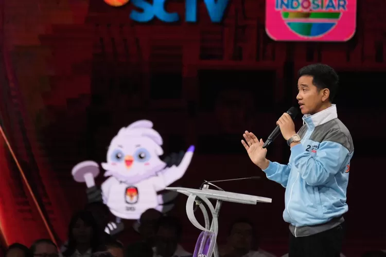 Gibran saat berbicara di debat cawapres (dok. TKN Prabowo-Gibran)