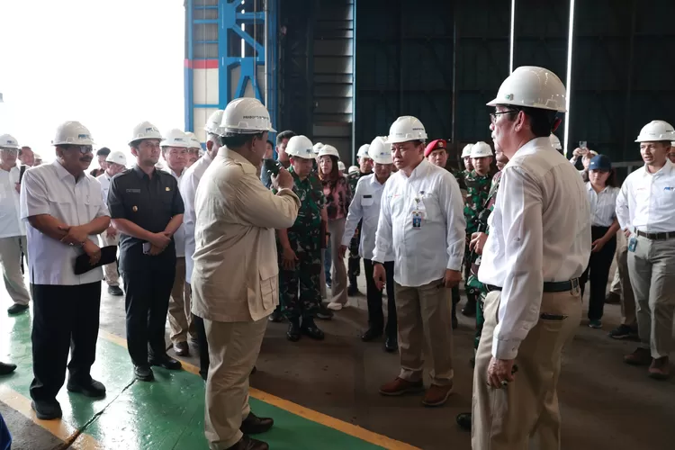 Prabowo Bangga Tinjau Kapal Fregat Terbesar Tanpa Bantuan Asing, Merah Putih Membanggakan Indonesia (Press Rilis)